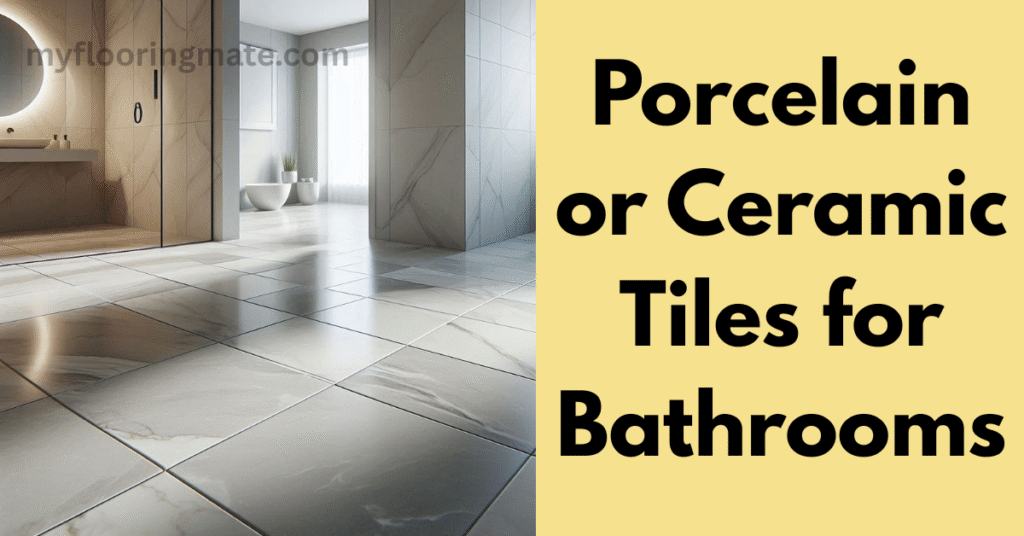 Porcelain or Ceramic Tiles for Bathrooms