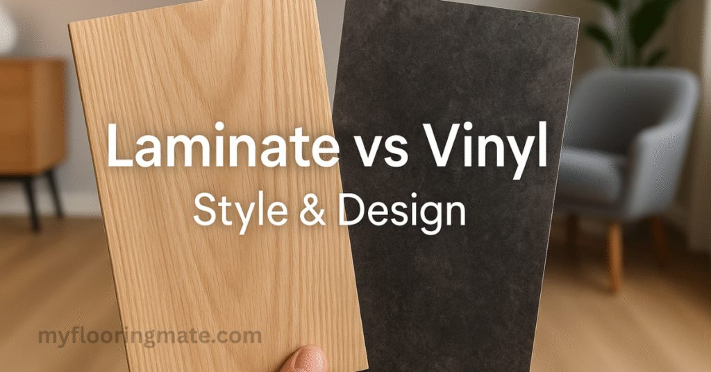 vinyl vs laminate flooring style and design options